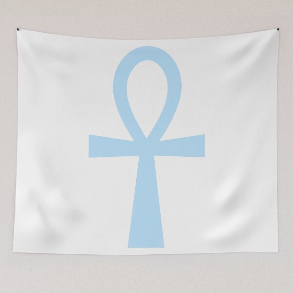 Item preview, Sky Blue Ankh Hieroglyph Symbol designed and sold by Andrew Browne.