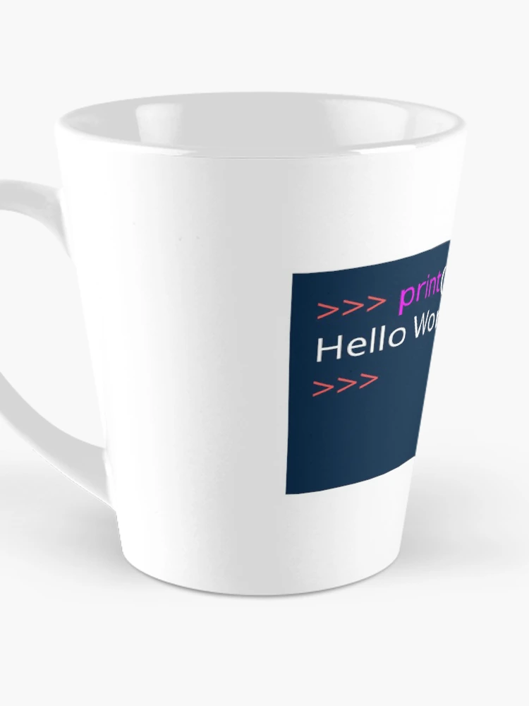 Thumbnail 3 of 4, Coffee Mug, Hello World! Python programming designed and sold by IuriiVlasenko.