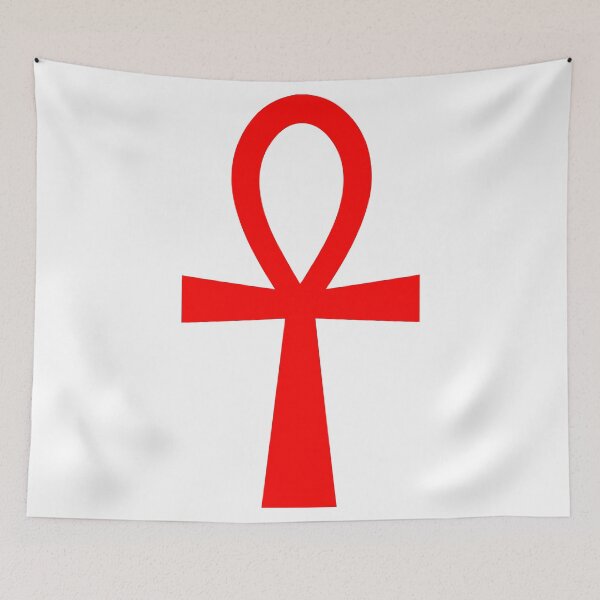Item preview, Red Ankh Hieroglyph Symbol designed and sold by Andrew Browne.
