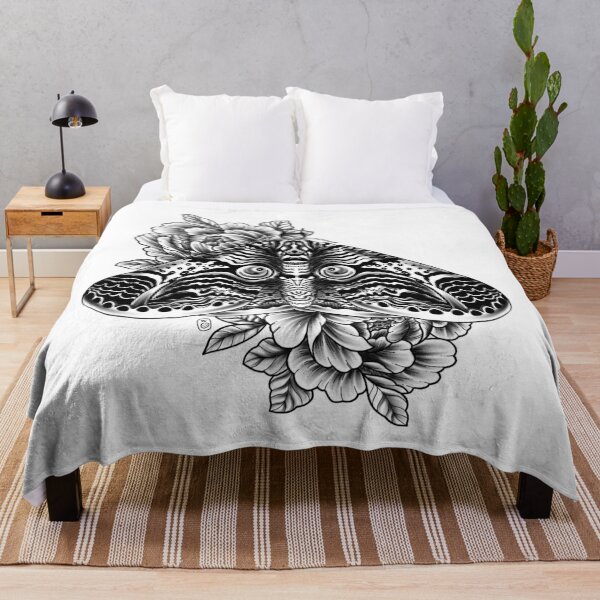Item preview, Owl Moth Tattoo Design designed and sold by nykiway.