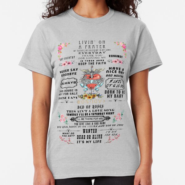 JON BON JOVI THIS House Is Not For Sale 2019 BlacK T SHIRT BACK AND FRONT PRINT