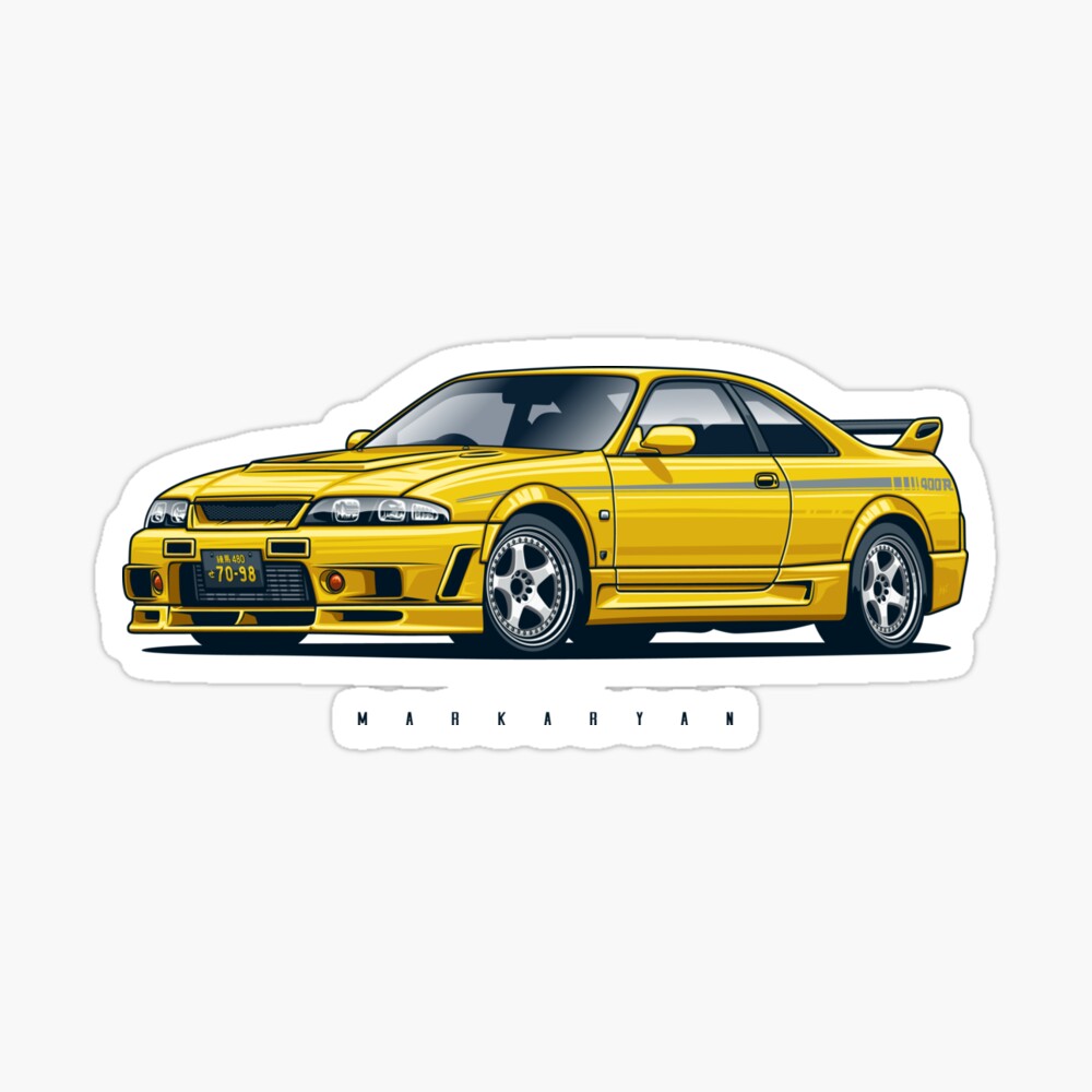 Skyline R33 400r Poster By Olegmarkaryan Redbubble