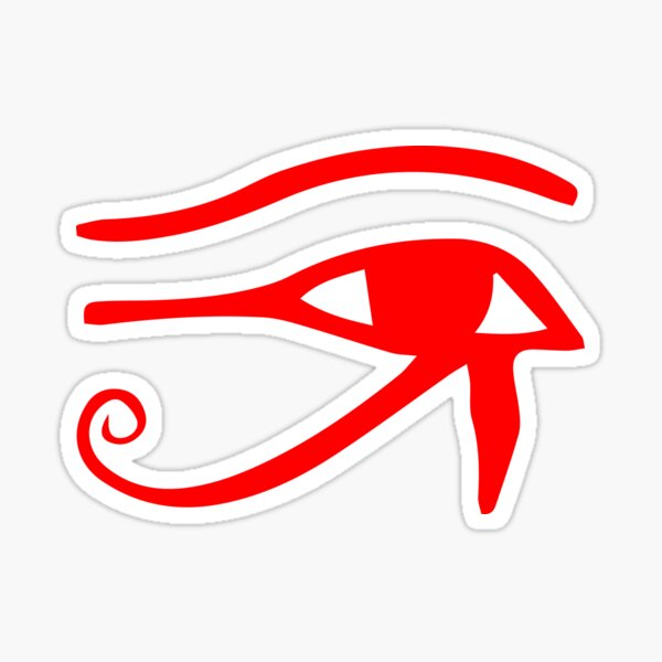 Eye of Horus Egyptian Hieroglyph Symbol Sticker