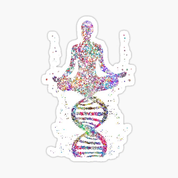 Item preview, Yoga pose, DNA yoga pose designed and sold by Rosaliartbook.