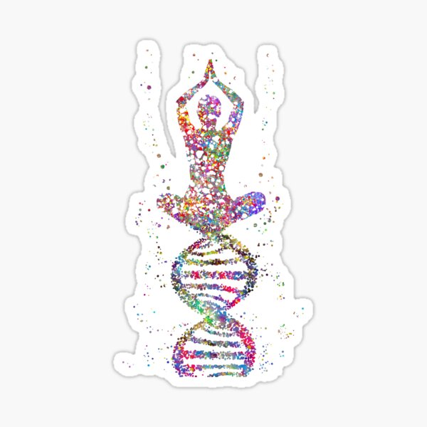 Item preview, Yoga pose, DNA yoga pose designed and sold by Rosaliartbook.