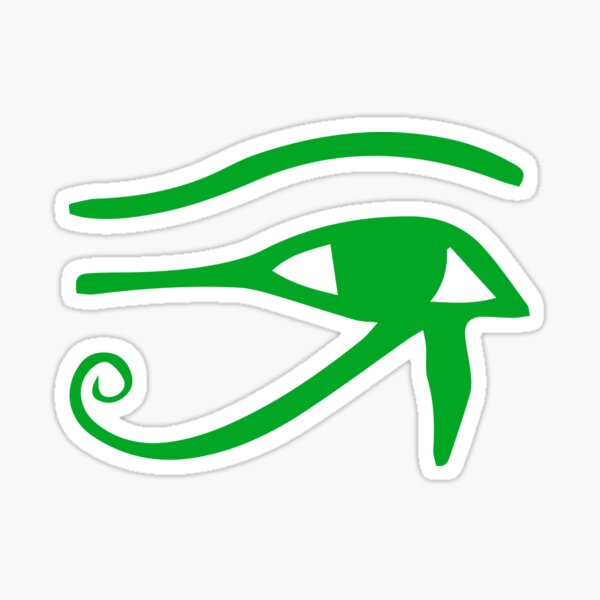 Eye of Horus Egyptian Hieroglyph Symbol Sticker