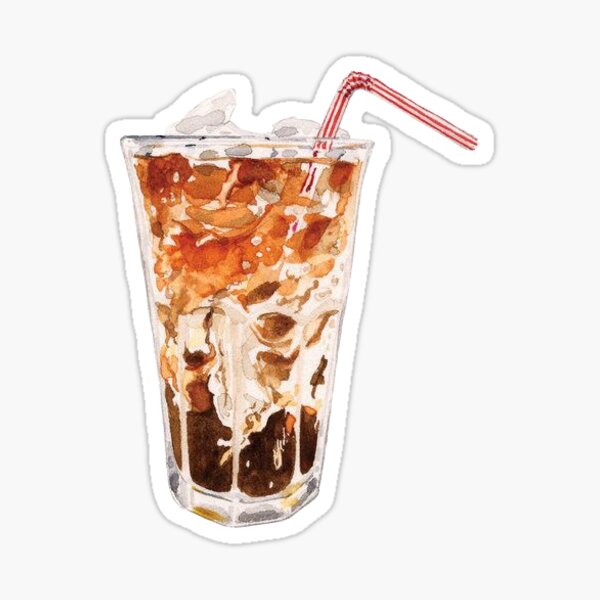 iced coffee Sticker