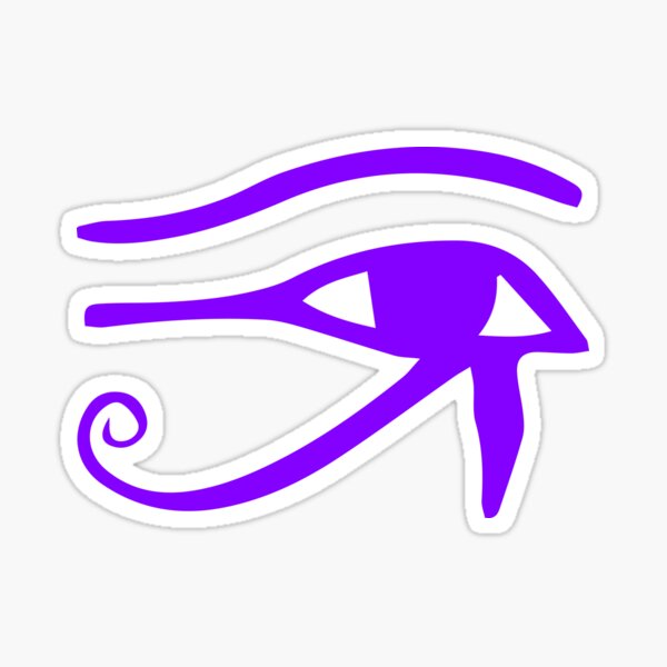 Eye of Horus Egyptian Hieroglyph Symbol Sticker