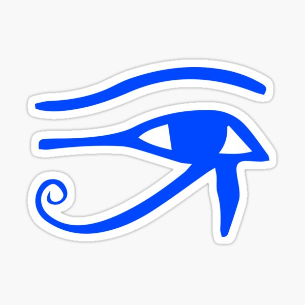 Eye of Horus Egyptian Hieroglyph Symbol Sticker