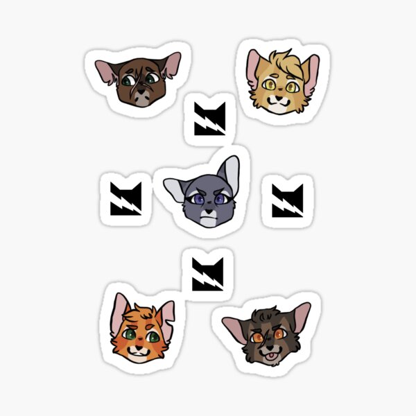 Vista previa del artículo con la obra «Líderes de thunderclan», diseñado y vendido por up33u.
