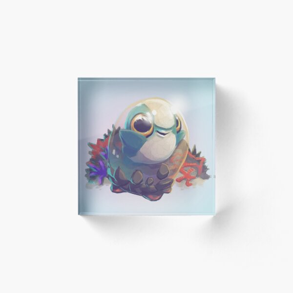 Cuddlefish Baby - Subnautica Acrylic Block