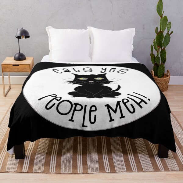 Item preview, Cats Yes People Meh! A fun modern design for cat lovers. designed and sold by innerspectrum.