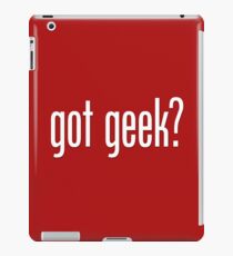 got geek? iPad Case/Skin