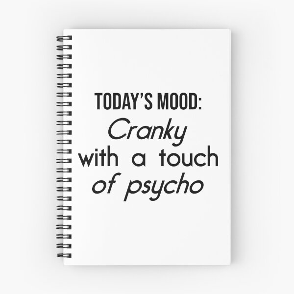 Item preview, Today's mood: Cranky with a touch of psycho designed and sold by FontfulDesigns.
