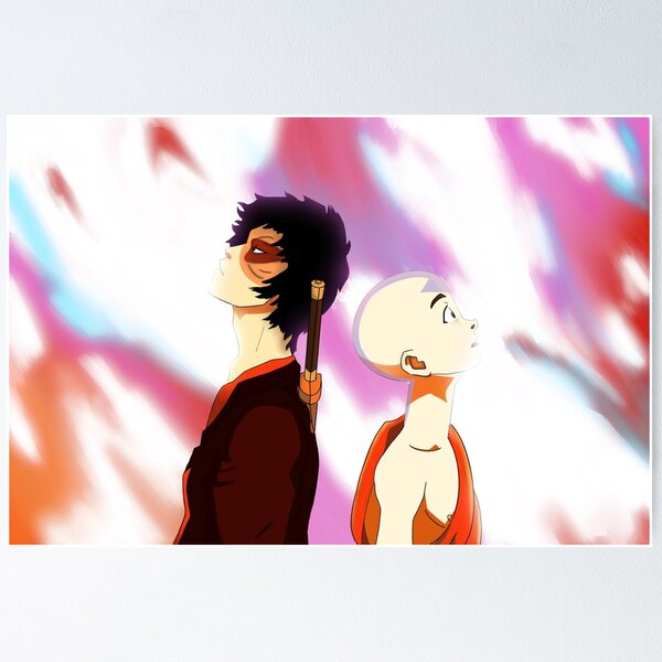 Item preview, AVATAR - ZUKO AND AANG - SUN WARRIORS AND THE DRAGONS - DIGITAL PAINT designed and sold by seapandaarts.