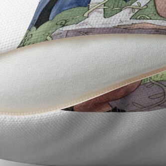 Alternate view of The Talking Harp Floor Pillow