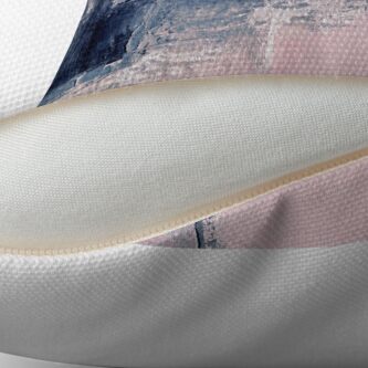 Alternate view of Pink and navy 2 Throw Pillow