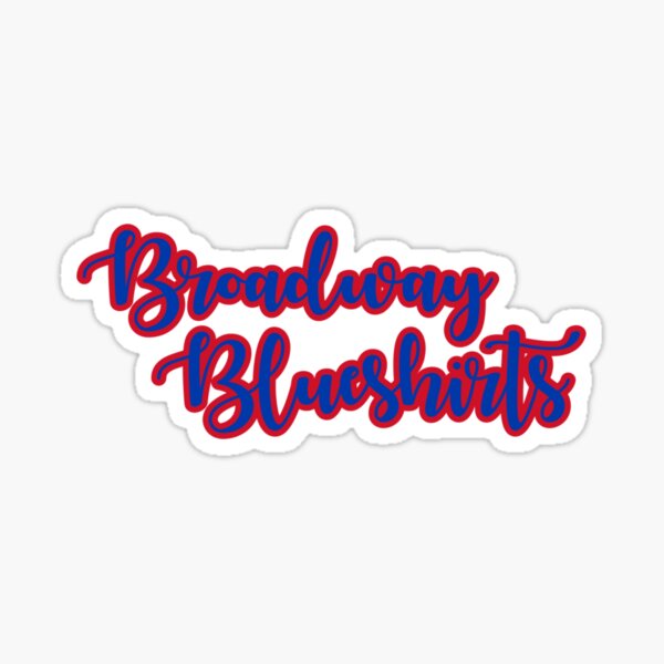 Broadway Blueshirts Sticker