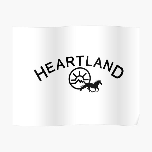 Heartland Black Poster