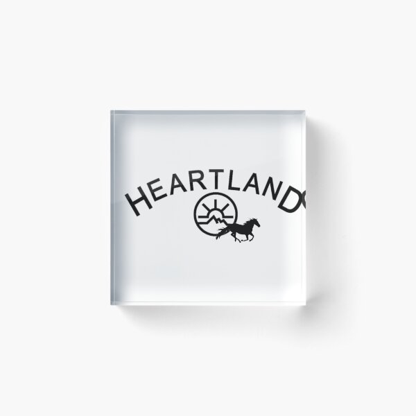 Heartland Black Acrylblock