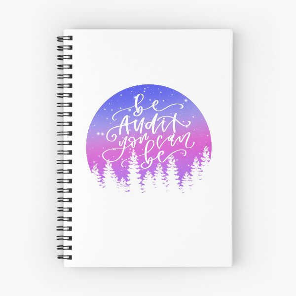 Item preview, Be Audit You Can Be Galaxy Accounting Pun Sticker designed and sold by sincerelyvina.