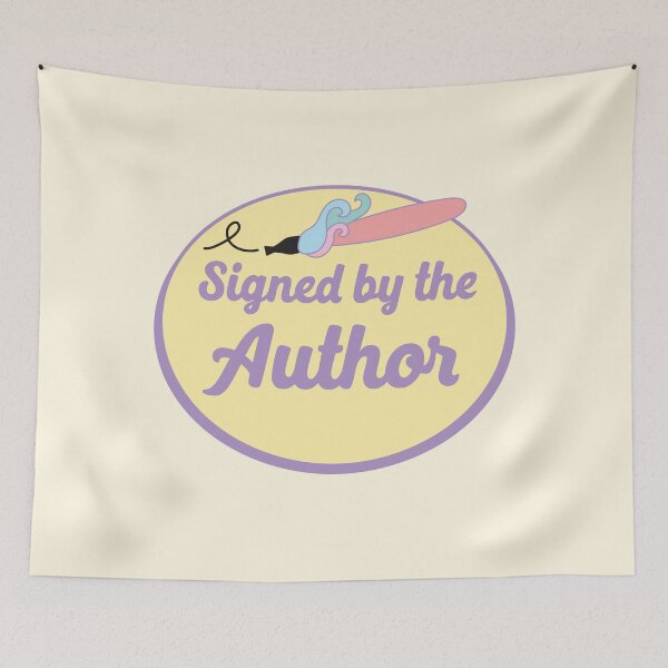 Item preview, Signed by the Author Sticker for the front of your brand new book designed and sold by jazzydevil.