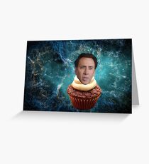 Cupcake Cage Greeting Card