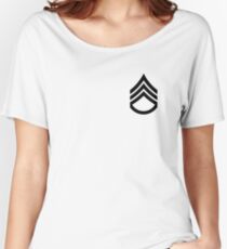 Stabsfeldwebel (schwarz) Loose Fit T-Shirt