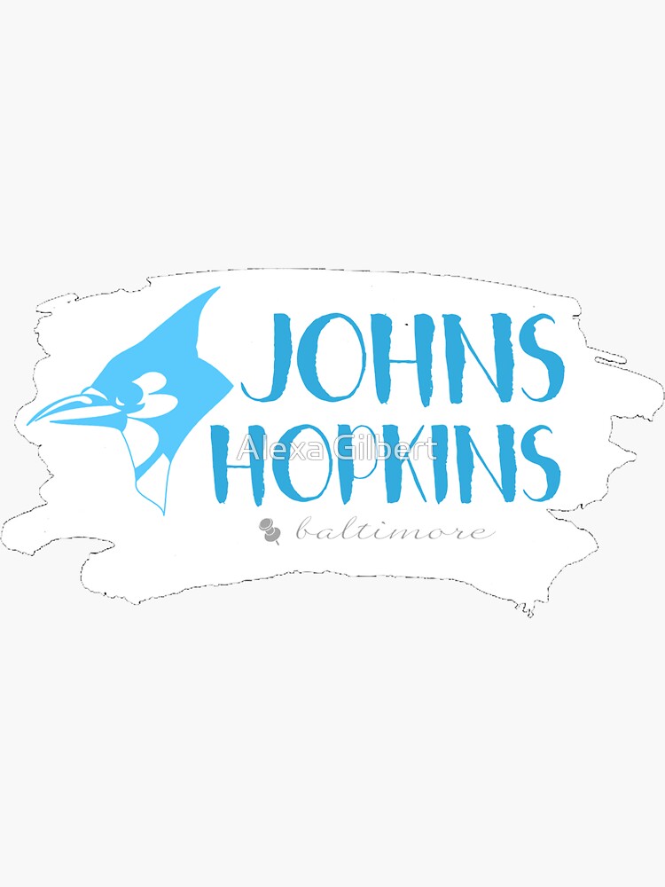 "Johns Hopkins University Sticker" Sticker for Sale by algilbert