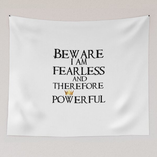 Item preview, Literature Lovers' Frankenstein Inspired "Fearless and Therefore Powerful" designed and sold by mulberrydragon.