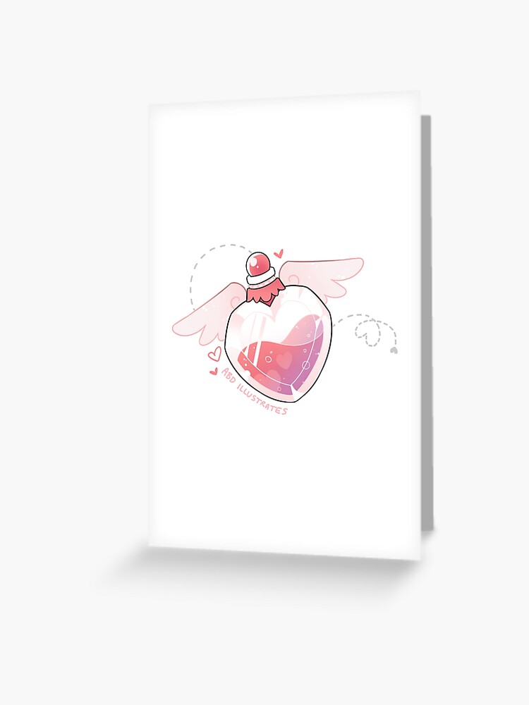 Carte De Vœux Philter De Tendresse Par Abd Illustrates Redbubble