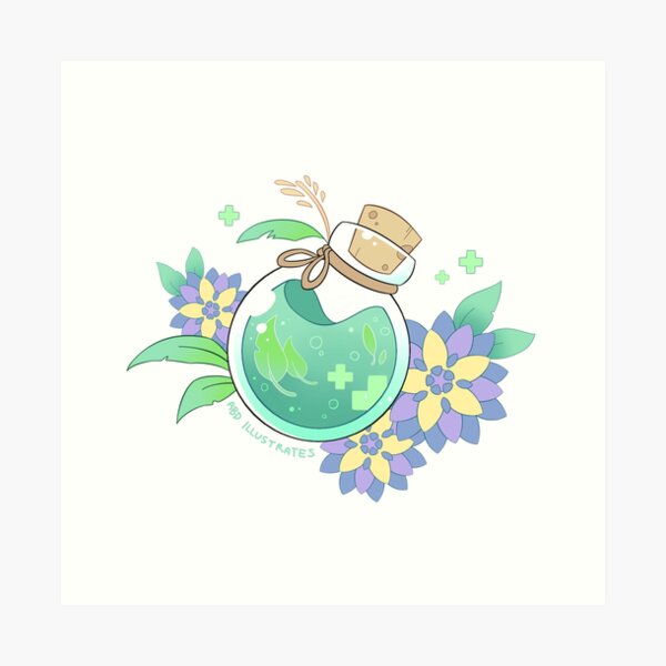 Vial of Vitality Art Print