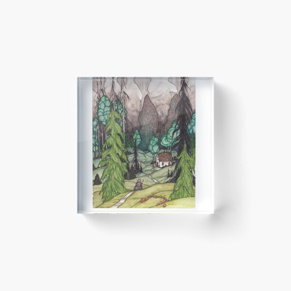 Baba Yaga Acrylic Block