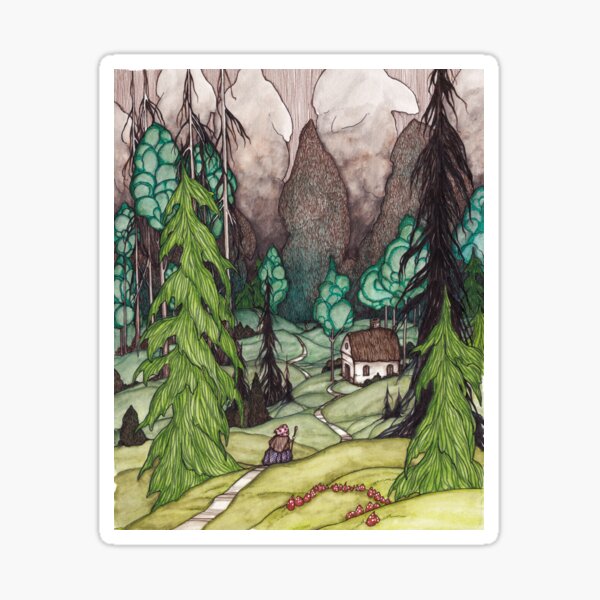 Baba Yaga Sticker
