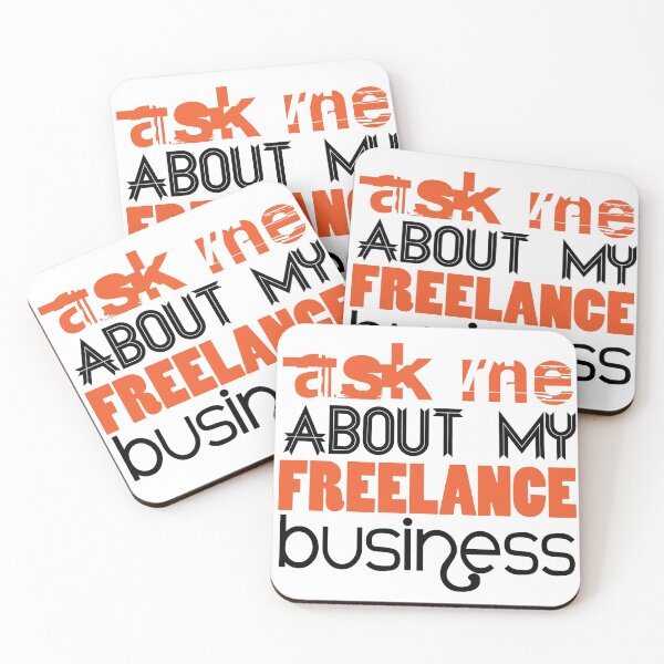 Item preview, Ask Me About My Freelance Business designed and sold by Creatively Torn.