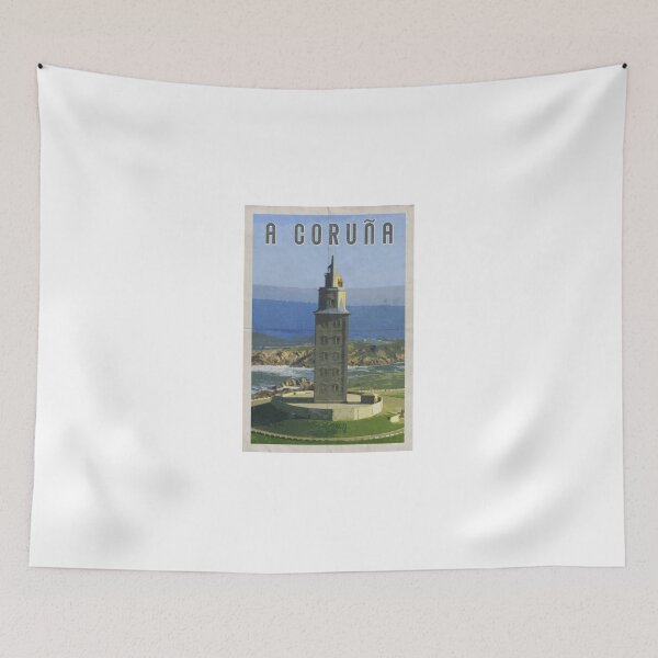 Item preview, A Coruña Tower of Hercules Spain Art designed and sold by Urban Clothing.