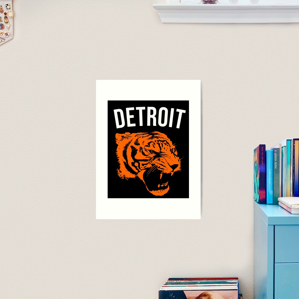 Vintage Detroit Tiger Design Poster for Sale by n--o--n