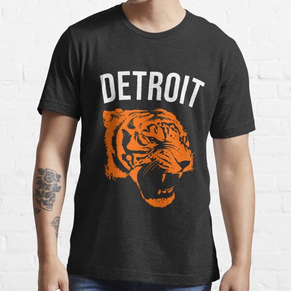 80s Vintage Detroit Tigers T Shirt / Champion / Slim Large 