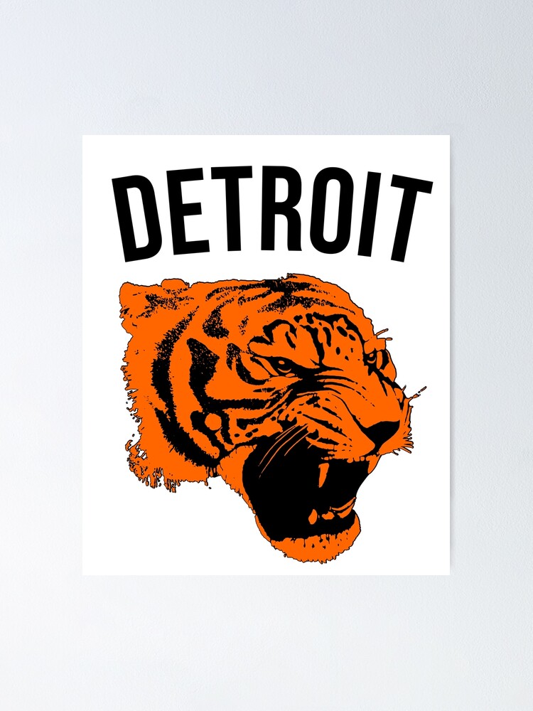 Detroit Tigers Women's Pink D Jersey - Vintage Detroit Collection