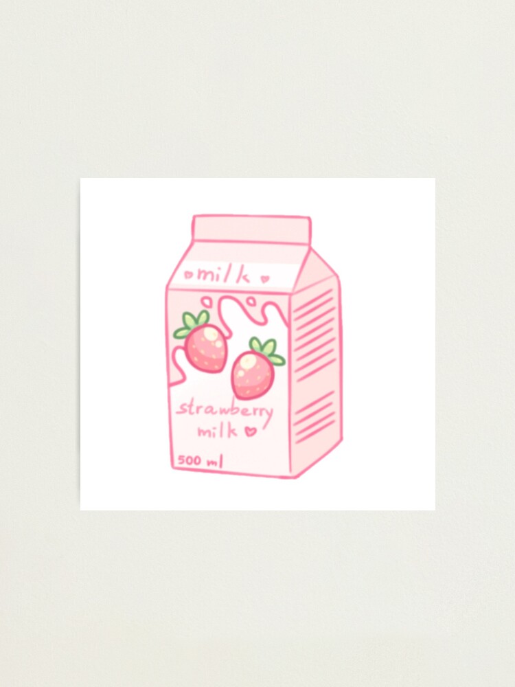Anime Milk Photographic Print By Megancabral Redbubble