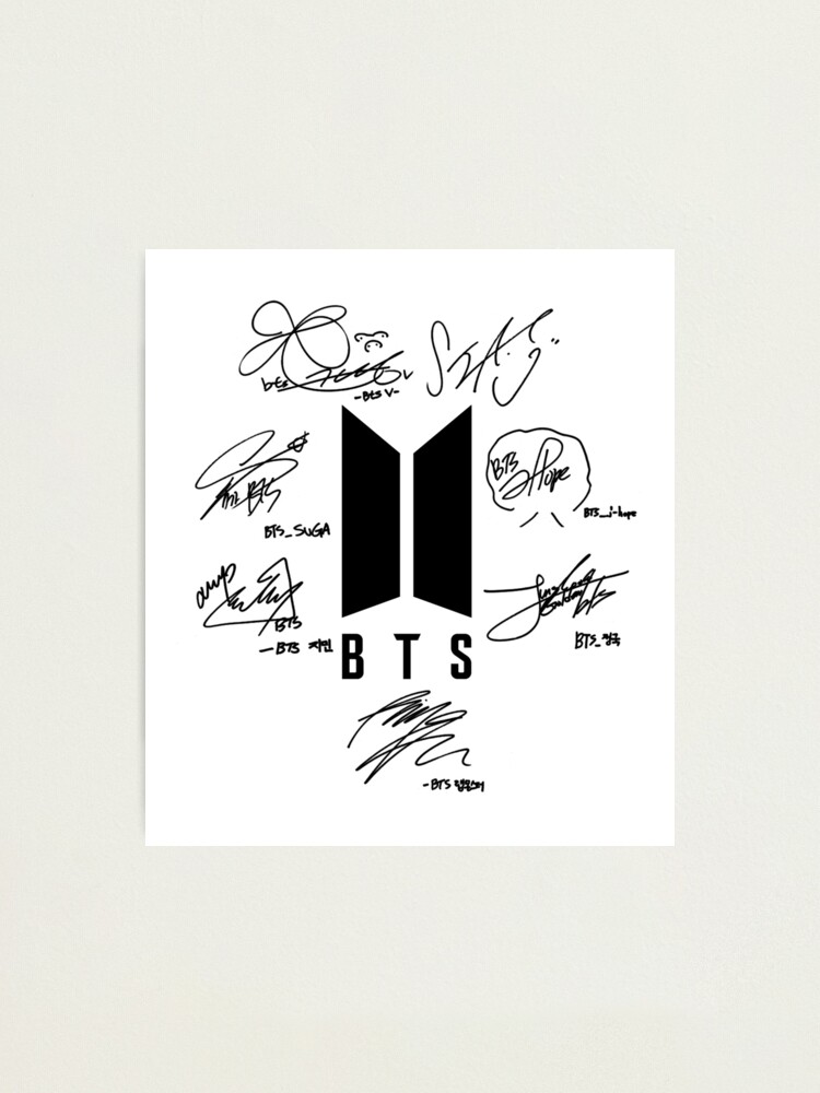 How To Draw Bts Logo Step By Step