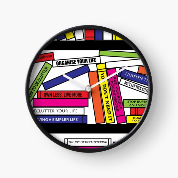Pop Art Bookshelf Clock
