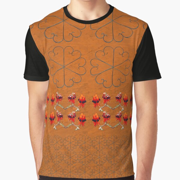 Item preview, Sturt Desert Pea Fabric designed and sold by Leonie Mac Lean.