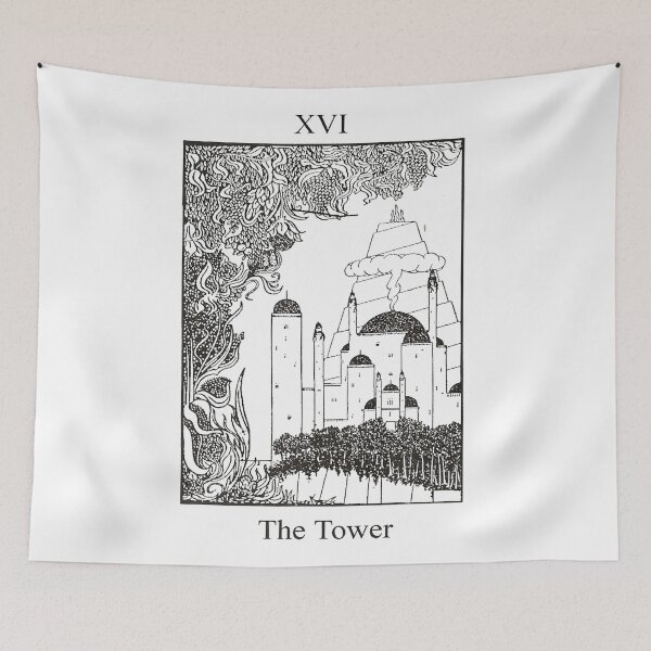 Item preview, Tarot Card - The Tower designed and sold by synthesizer.