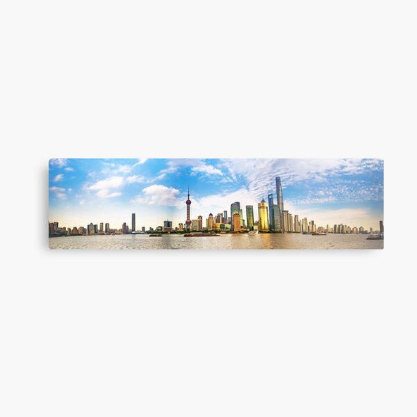 Hongkou Pano Metal Print