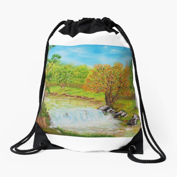 Family of Trees Drawstring Bag