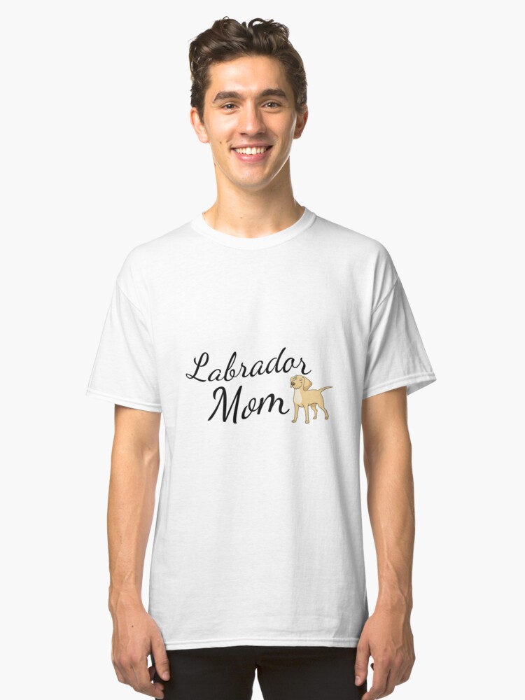 Alternate view of Labrador Mom Classic T-Shirt