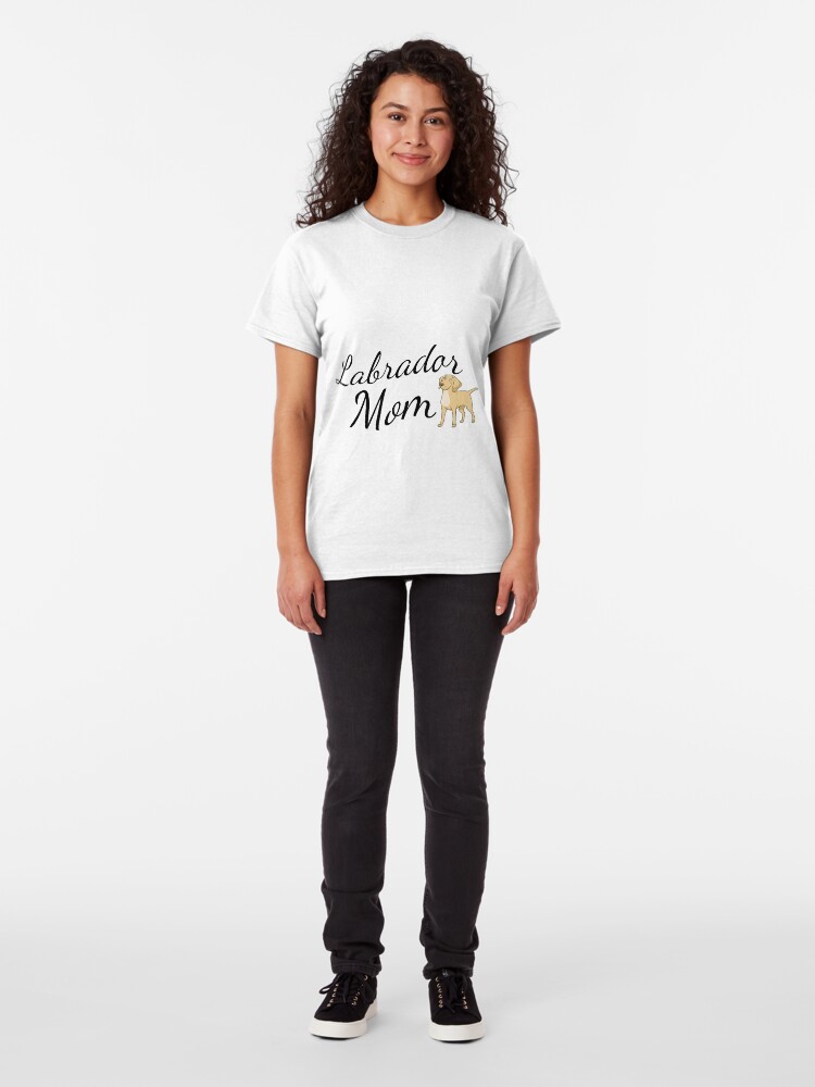 Alternate view of Labrador Mom Classic T-Shirt