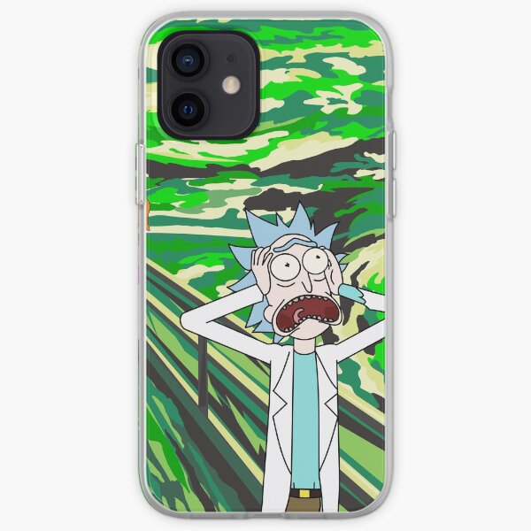 Rick Sanchez, The Scream, 1893, Edvard Munch iPhone Soft Case