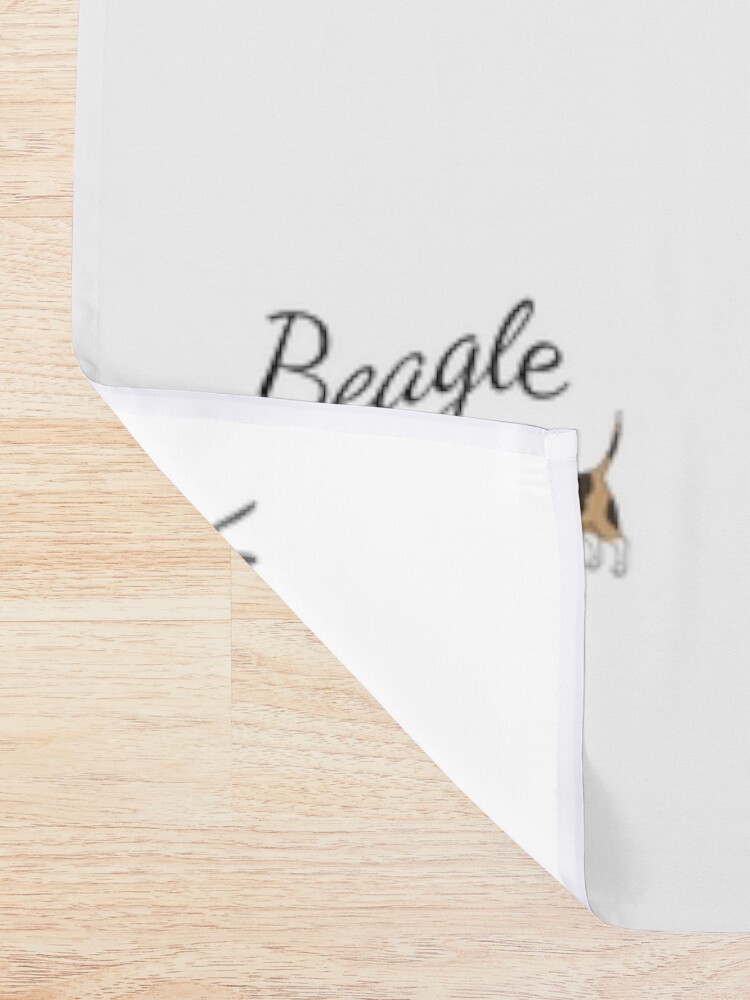 Alternate view of Beagle Mom Shower Curtain